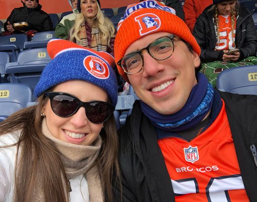 Prosthodontist in Broomfield, CO with wife